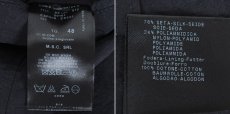 画像3: 2万円均一SALE!!! ジョルジオアルマーニ黒ラベル「シルクのネイビーパンツ」(56,58)S/S (3)
