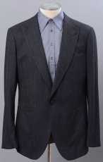 画像1: ジョルジオアルマーニ黒ラベル「CAMBRIDGE」ツイード素材スーツ(56/60)A/W (1)