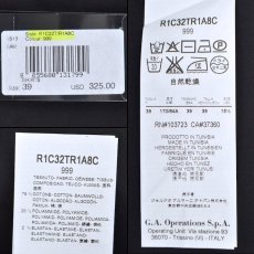 画像4: 1万円均一SALE!!! エンポリオアルマーニ コットン製 スリムフィット 黒 シャツ（38/39) (4)
