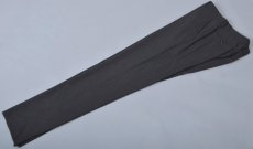 画像1: ジョルジオアルマーニ黒ラベル,濃い目グレー無地パンツ(50/56)S/S ポリエステル／レーヨン (1)