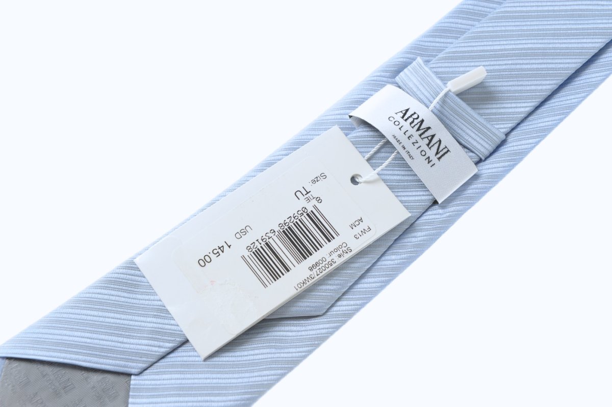 画像4: アルマーニコレツィオーニ ネクタイ ブルーストライプ (4)