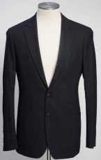 画像1: ジョルジオアルマーニ黒ラベル ウール「SOHOモデル」濃紺チェック柄スーツ（48L）A/W (1)