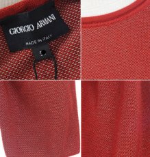 画像2: ジョルジオアルマーニ黒ラベルの赤いセーター(48/52/54/56/58) A/W (2)
