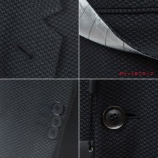 画像2: 7.5万円均一SALE!!! ジョルジオアルマーニ黒ラベルのジャケット（54)A/W　黒xグレー (2)