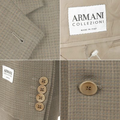 画像1: 2.5万円均一SALE!!! アルマーニ　コレツィオーニのジャケット(50S/52L)S/S  【国内発送】