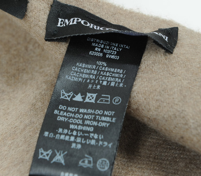 エンポリオアルマーニ カシミア マフラー アルマーニ専門店