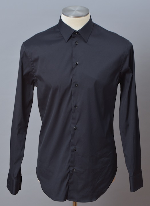 [vintage (希少品]EMPORIO ARMAN 黒紺シャツI