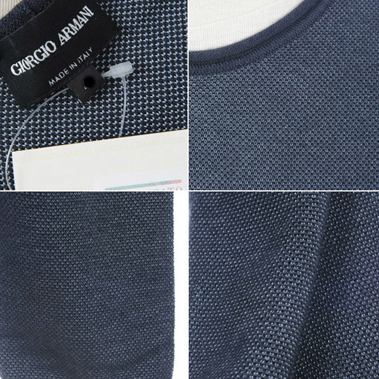ジョルジオアルマーニ黒ラベルの青いセーター(48/58) - アルマーニ専門店