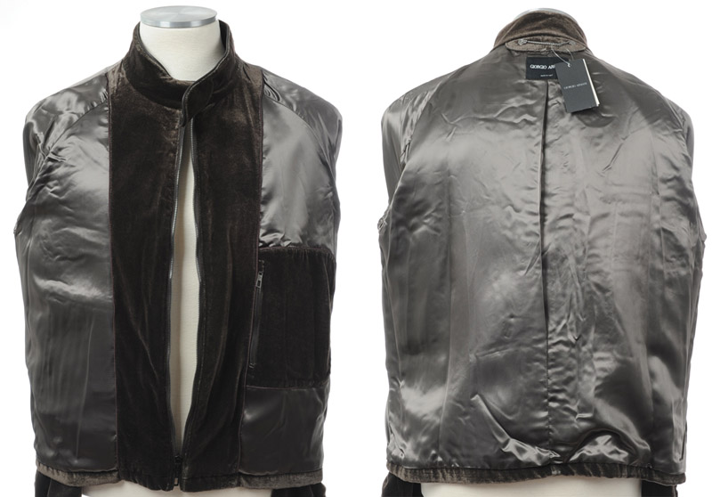 7.5万円均一SALE!!! ジョルジオアルマーニ黒ラベル「ベルベット 